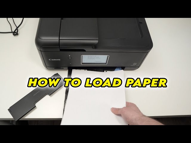 How to Load the Paper Tray on Your Canon PIXMA TS3150 Printer