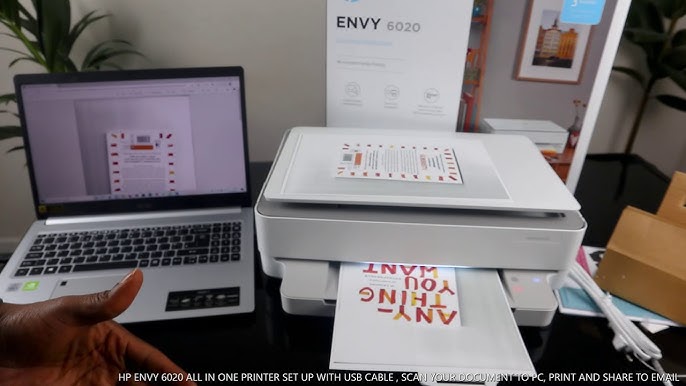 How to Share Scanned Documents via Email with HP Envy 6020