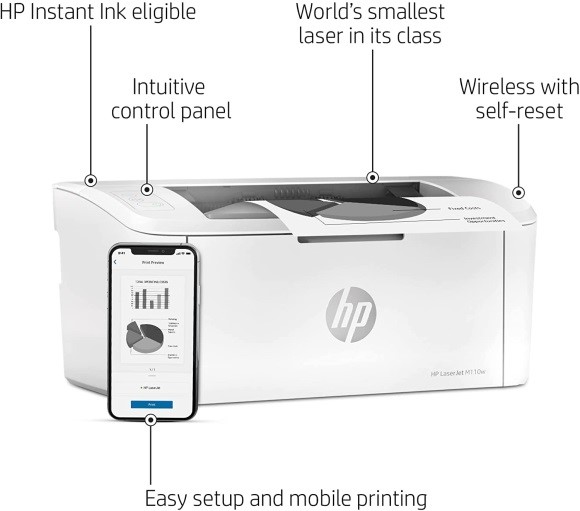 HOW TO CONNECT HP LASERJET M110WE PRINTER TO WIFI, SCAN AND REVIEW