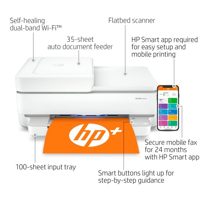 HP ENVY 6452e WIFI SETUP, HOW TO SCAN AND REVIEW