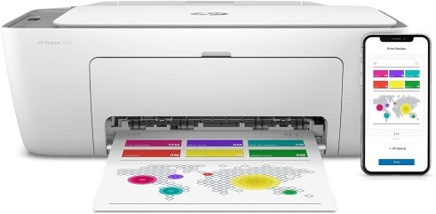 HOW TO SETUP HP DESKJET 2755 PRINTER TO WIFI, SCAN DOCUMENT AND REVIEW