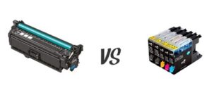 KNOWING THE DIFFERENCE BETWEEN THE INK AND TONER.