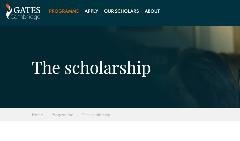 How To Apply Gates Cambridge Scholarship