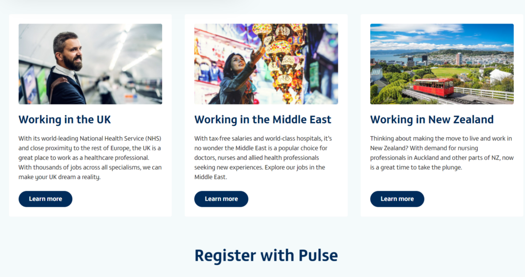 HOW TO APPLY HEALTH CARE AND NURSING JOBS IN THE UK AND ABROAD WITH PULSE