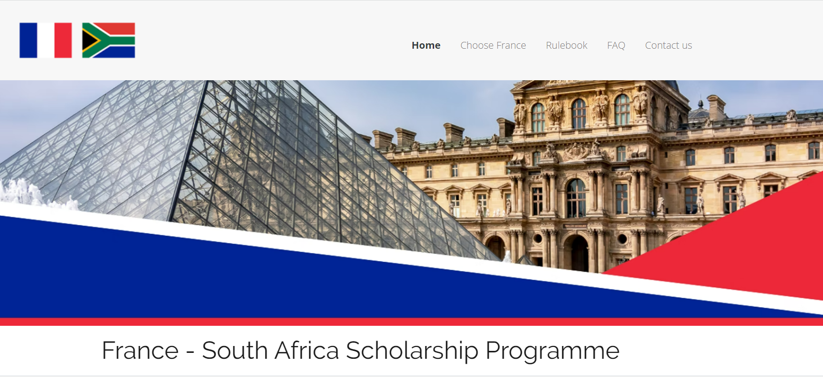 HOW TO APPLY France - South Africa Scholarship Programme