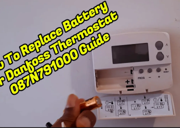 Replaced your Danfoss thermostat batteries