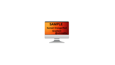 Sunset Orange/Red Gradient Wallpaper Collection